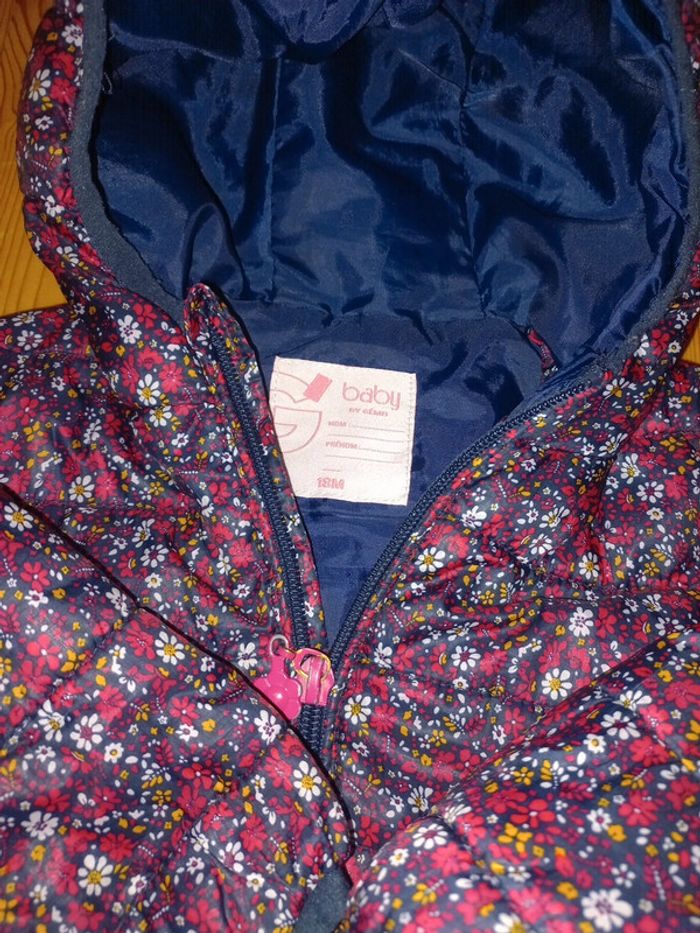 Veste fille fleurie de 12 a 30 mois - photo numéro 3