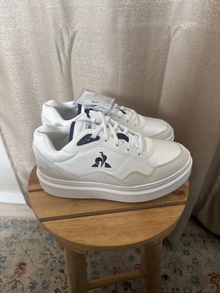 Baskets Le Coq Sportif Dynactif T2000 W blanches – Taille 38 neuves