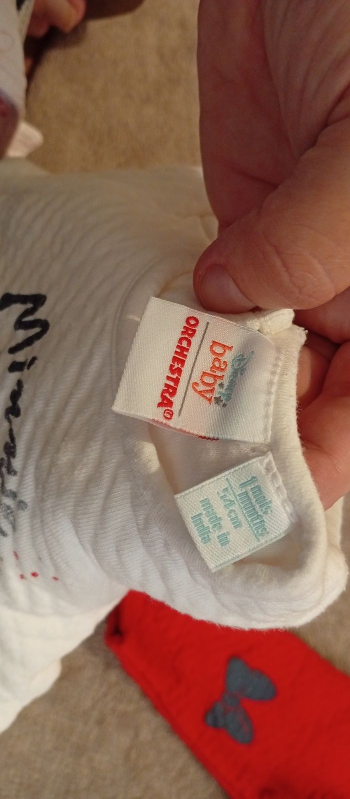 Ensemble fille Minnie taille 1 mois - photo numéro 4