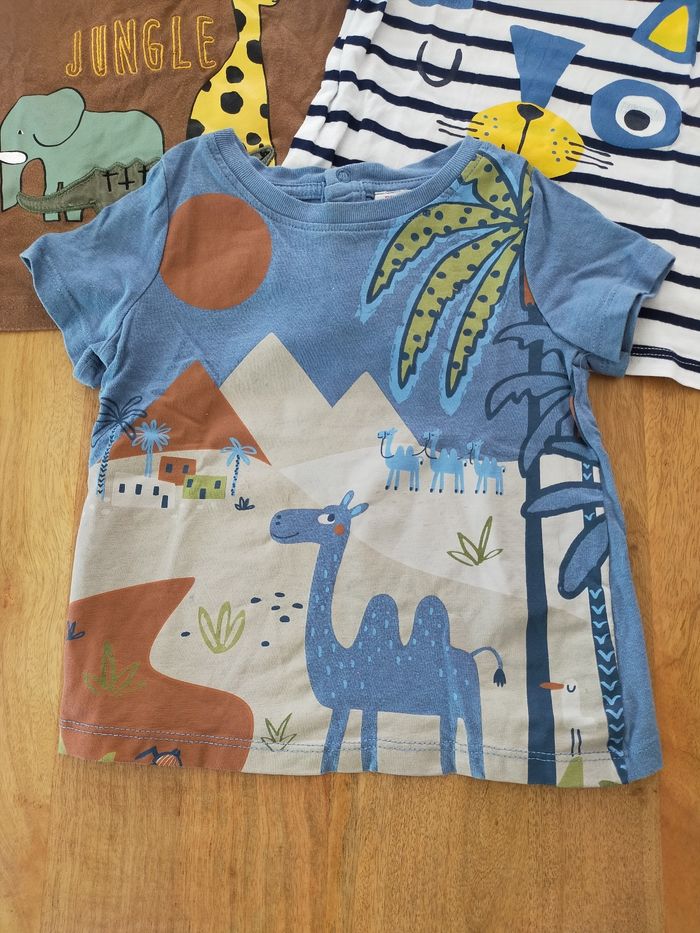 Lot de 3 t-shirts animaux 18 mois - photo numéro 2