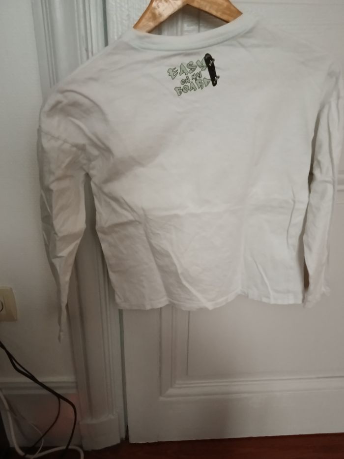 Tee-shirt Kiabi blanc et multicolore - photo numéro 3