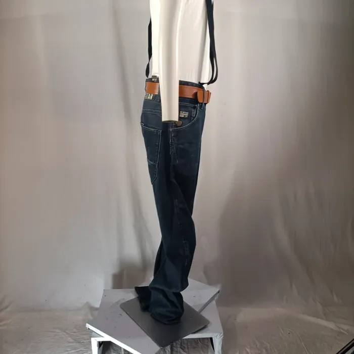Jean bretelles G-Star RAW 3301 Loose Fit bleu brut – Taille 32 A1195 - photo numéro 7