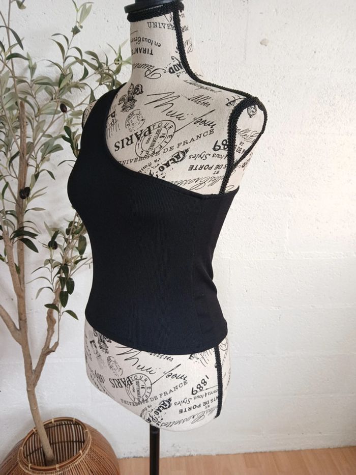 🖤 Débardeur asymétrique Stradivarius – Taille M – Très bon état - photo numéro 6