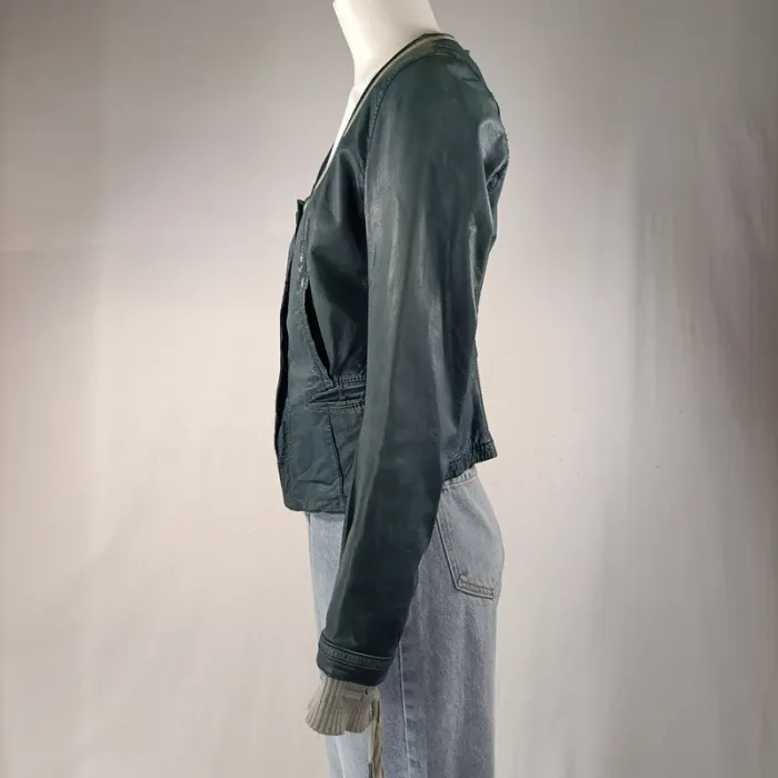 Veste en cuir - Essentiel Antwerp - Taille 36 - photo numéro 2