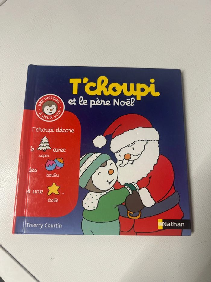 Livre tchoupi et le Père Noël