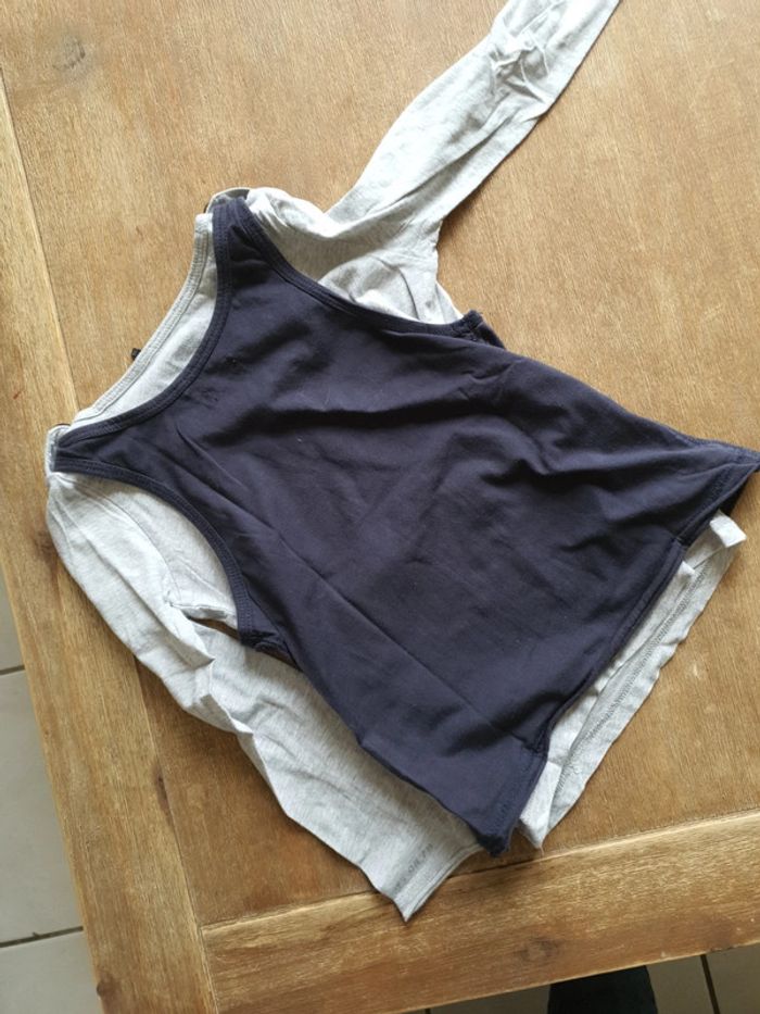 T-shirt superposé ikks 6 ans parfait état - photo numéro 6