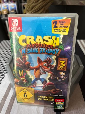 Jeu Nintendo switch crash bandicoot