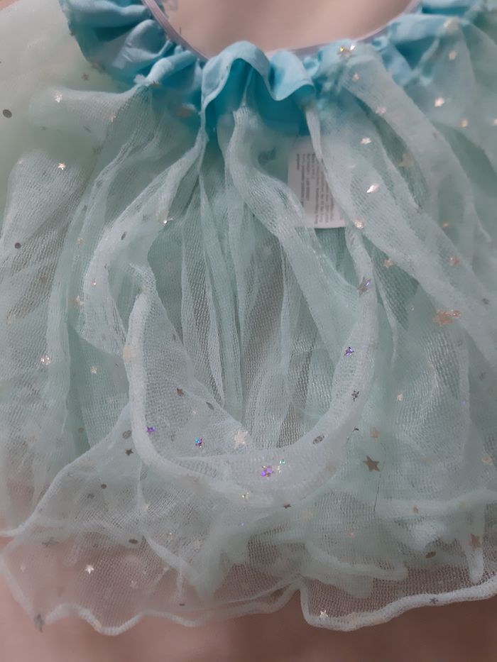 jupe de déguisement - tutu bleu étoiles - 3 ans - photo numéro 6