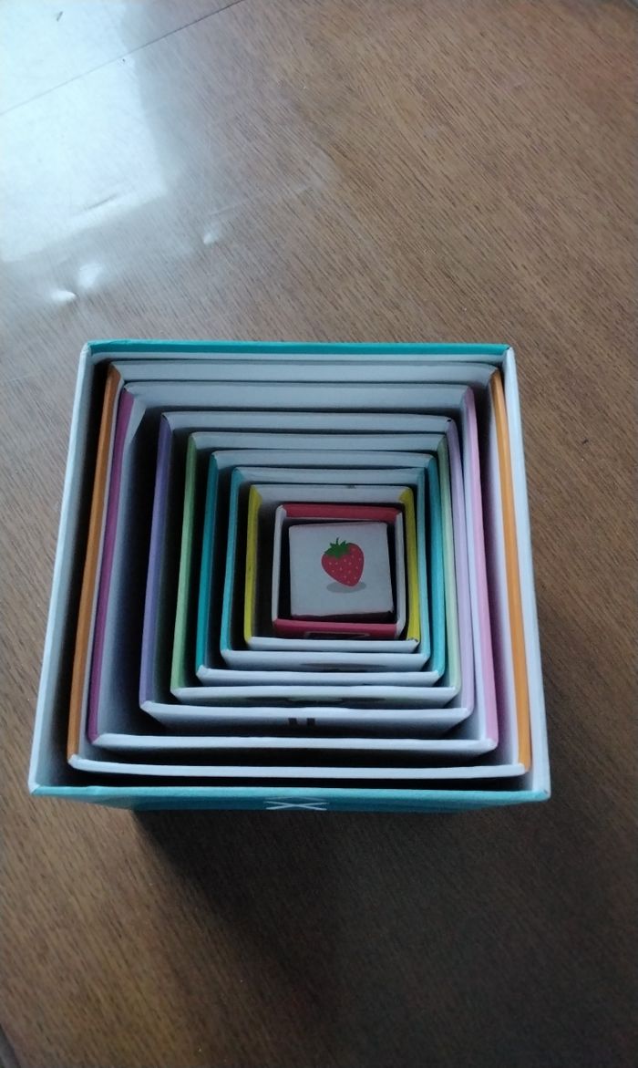 Jeux pyramide 10 cubes ,pour compter, chiffres et dessins, alphabet, forme, Jeux 2 mômes - photo numéro 7