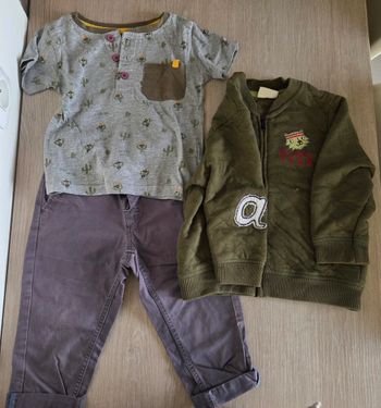 Ensemble 12/18 mois gilet Zara baby boy