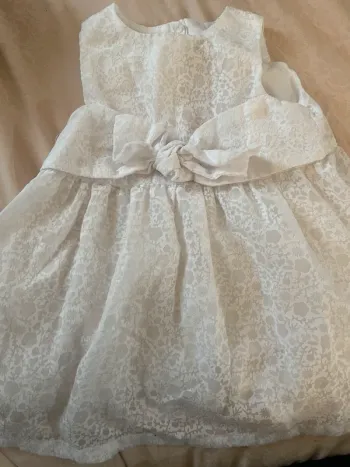 Robe blanche doublée sergent major 18 mois