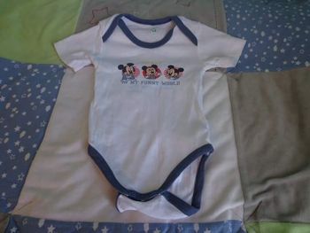 Body Disney Mickey 3 mois