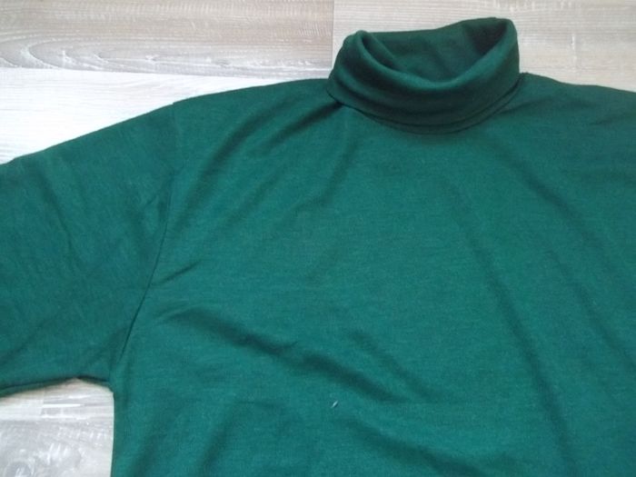 Pull col roulé vert bouteille Courtelle 104/108 (J-L) - photo numéro 2