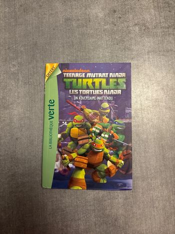 Livre la bibliothèque verte, les tortues ninja, un adversaire inattendu