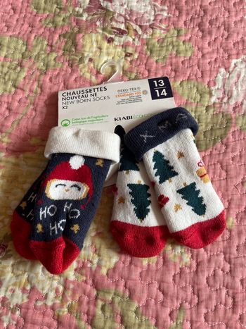 Chaussette Noël bébé