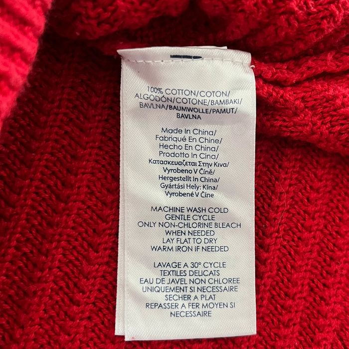 Beau pull col V rouge CHAPS pour femme, taille XL - photo numéro 6