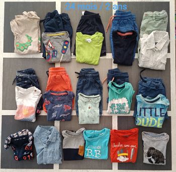Lot été garçon 24 mois/2 ans