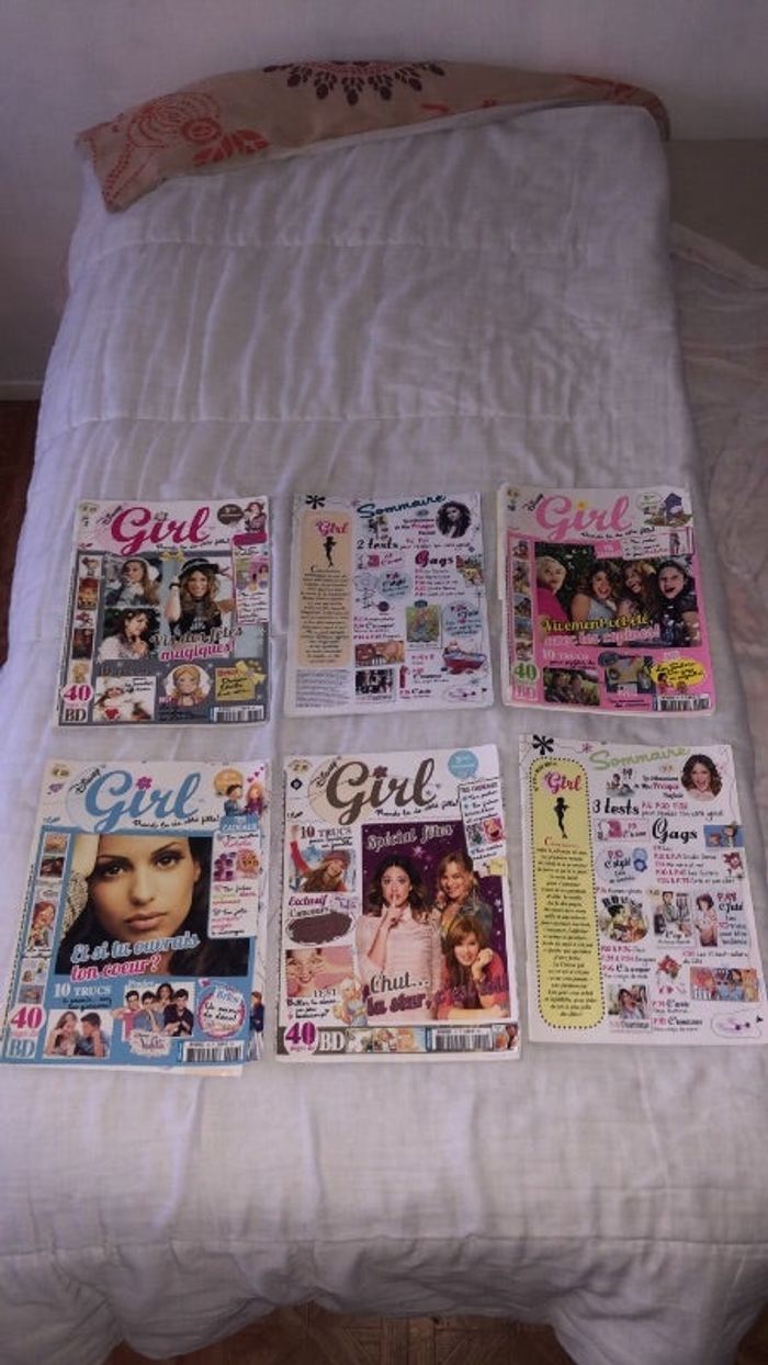 Magazines Disney Girl avec Tini Stoessel, Ariana Grande et Selena Gomez et d’autres artistes