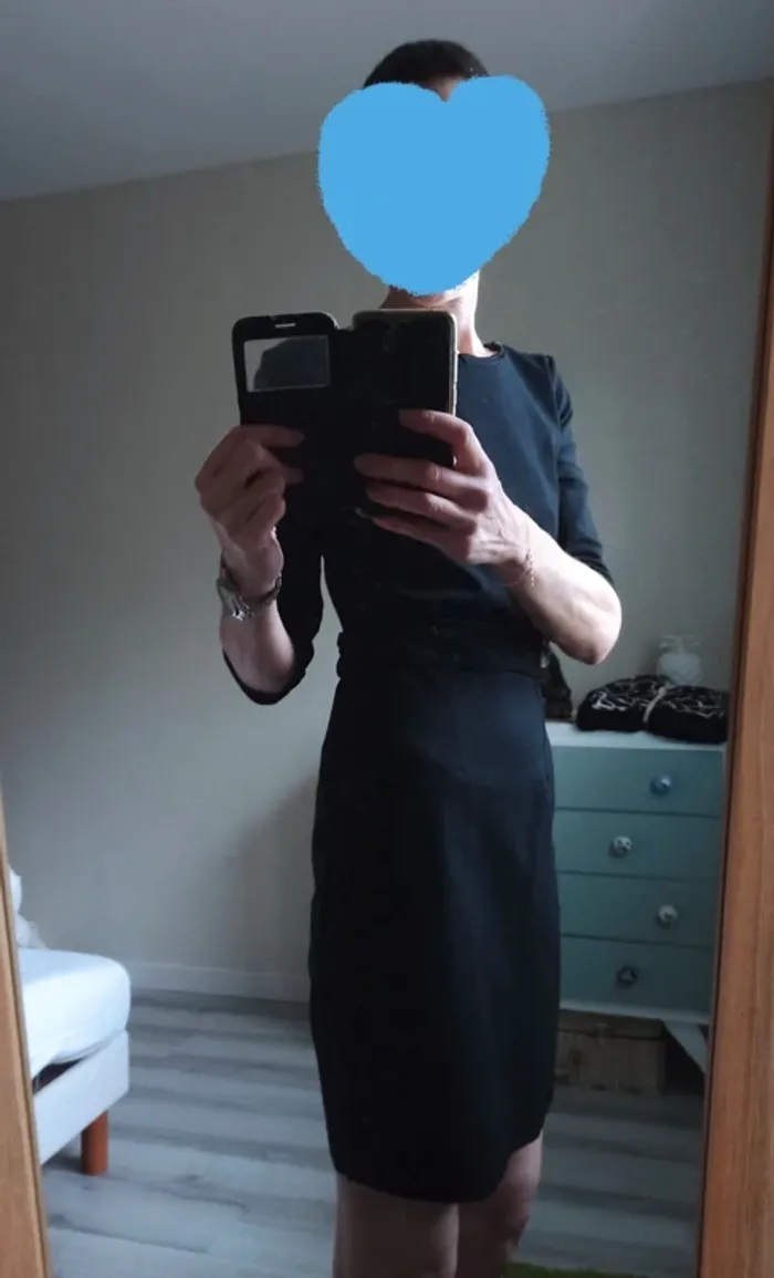 Robe noire One Step taille 36 - photo numéro 7