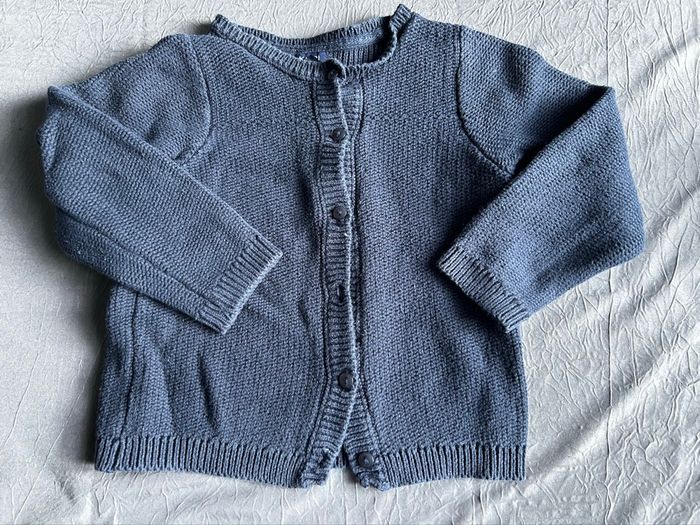 Gilet bleu marine petite fille