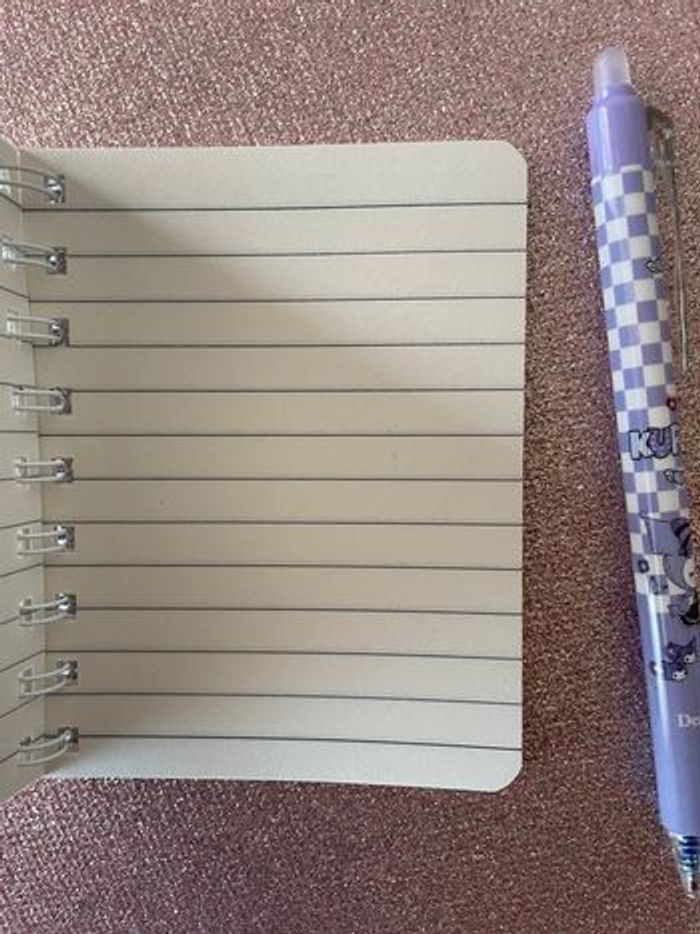 Carnet + stylo kuromi - photo numéro 2