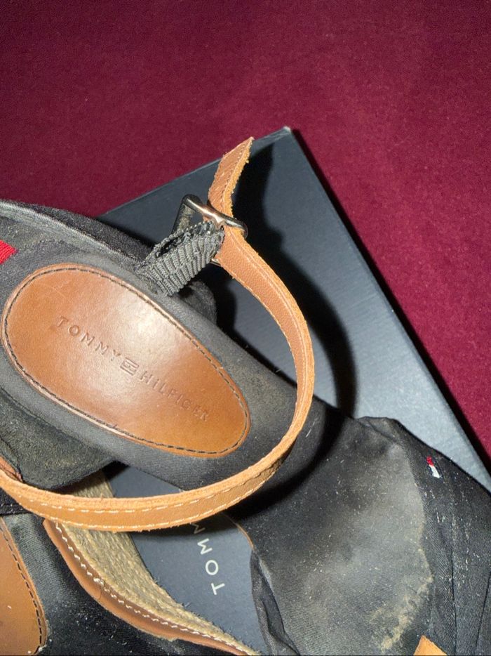 Compensées 38 noir tommy Hilfiger - photo numéro 7