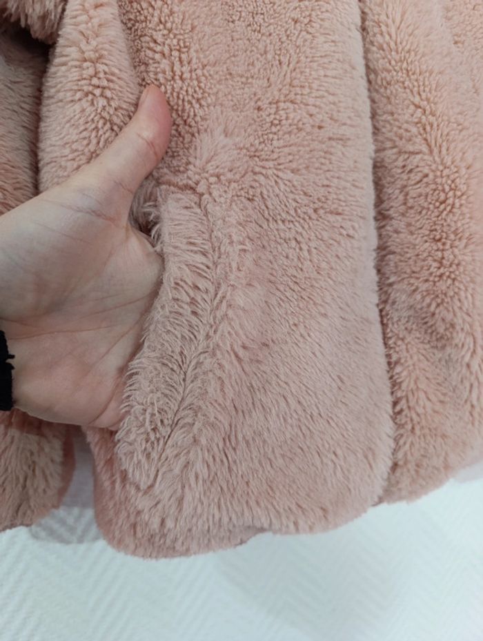 Veste toute douce rose Kiabi 8 ans - photo numéro 3