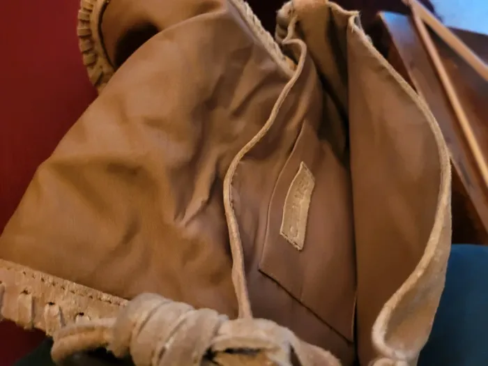 Sac en cuir  daim avec franges  Camaïeu - photo numéro 4