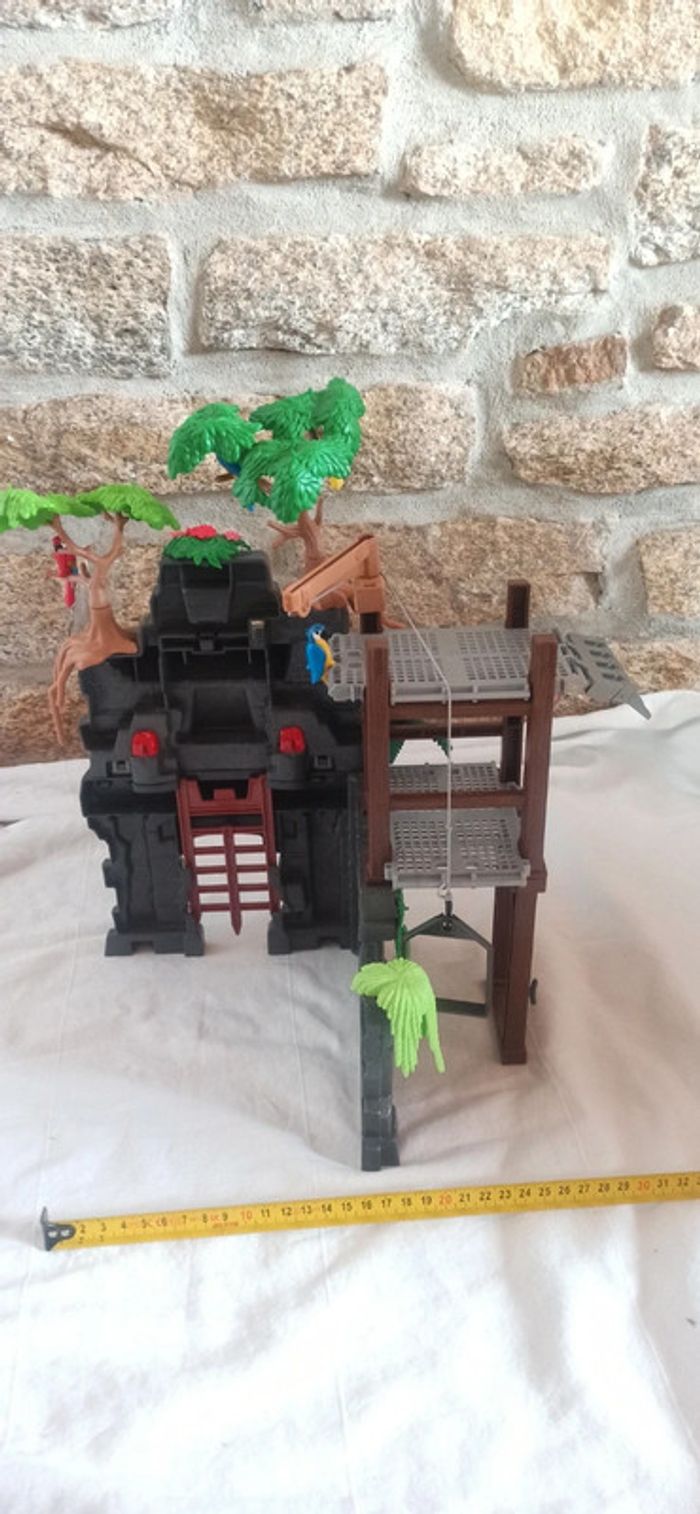 Décor de temple ruine jungle avec perroquets playmobil - photo numéro 8