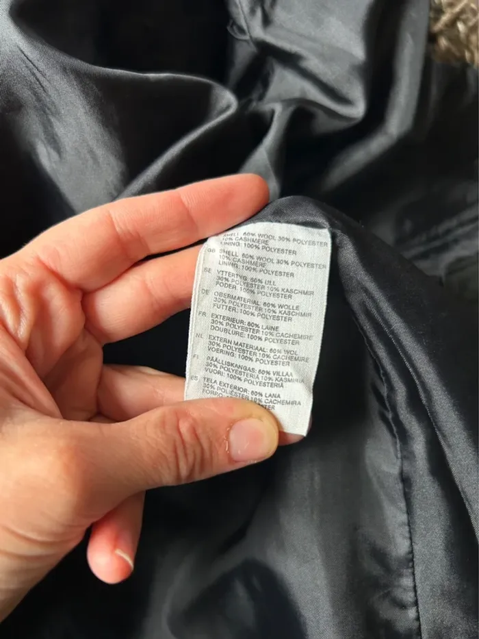 Manteau long laine/cachemire H&M - photo numéro 7