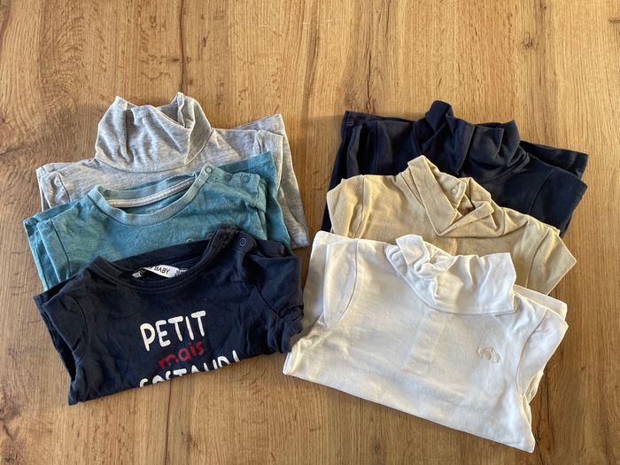 6 sous pull col roulé 18 mois