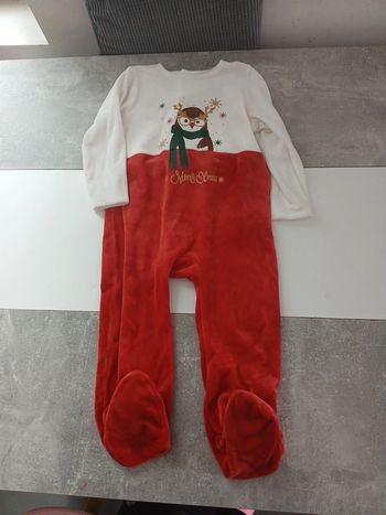 Pyjama hiver Noël bébé fille