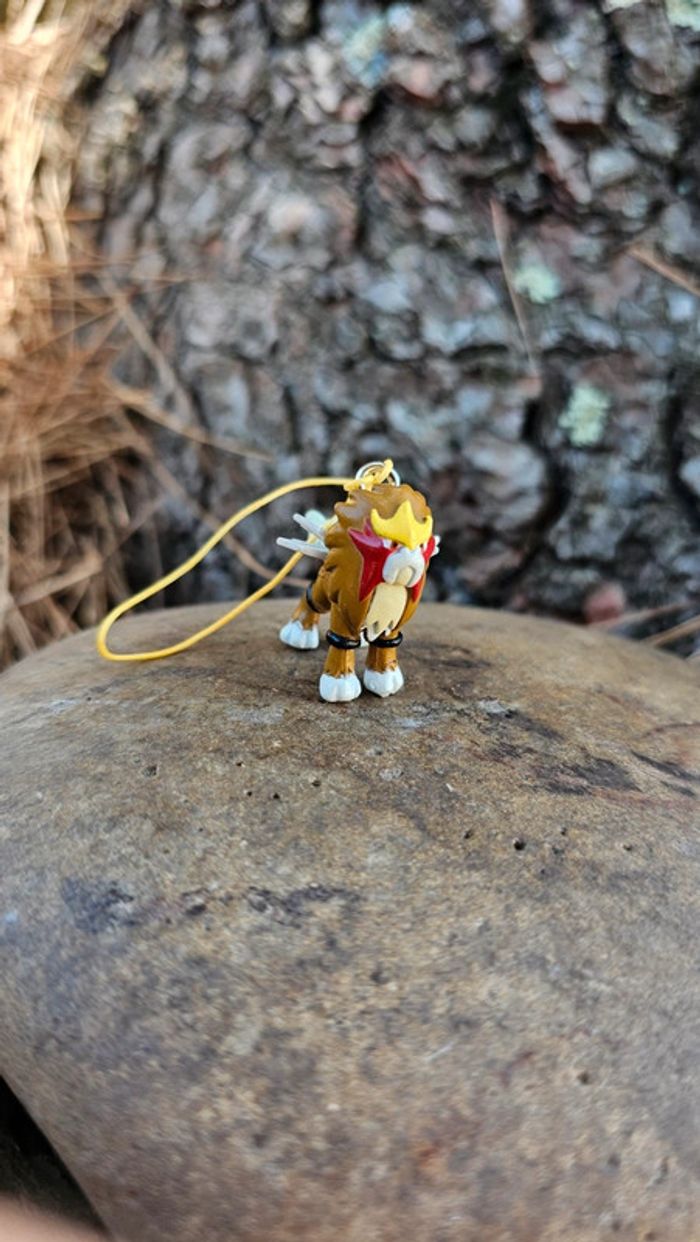 Super petite figurine Pokemon Nintendo porte clé Entei