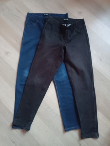 Leggings bleu/noir