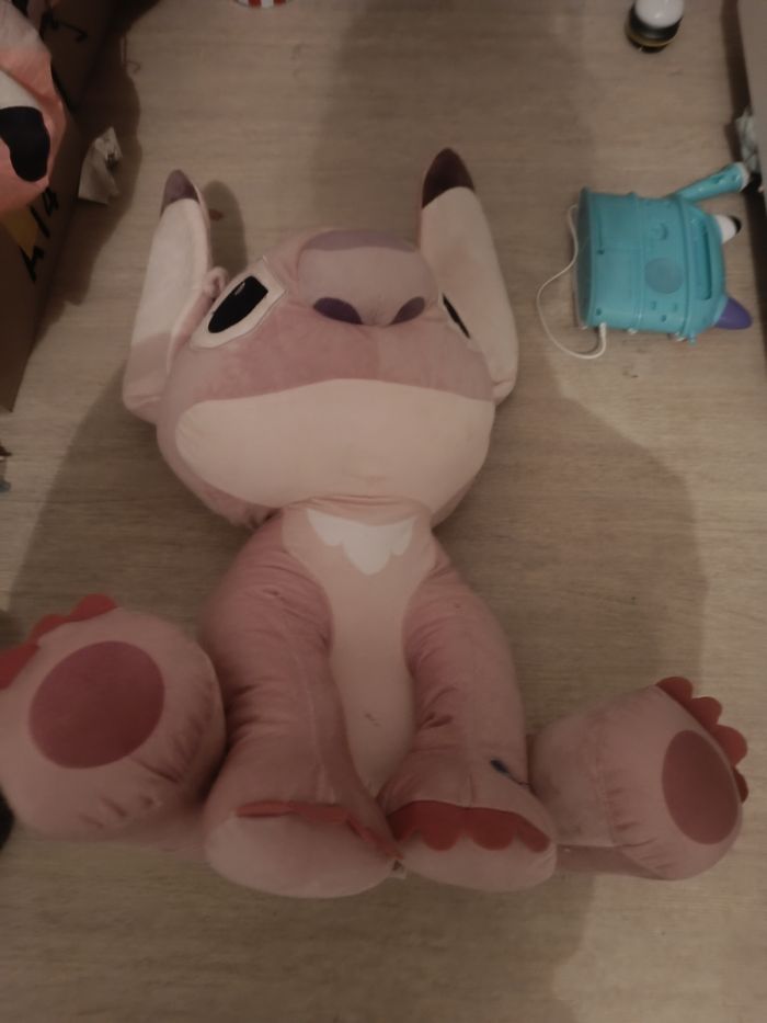 Grande peluche stich qui parle - photo numéro 2