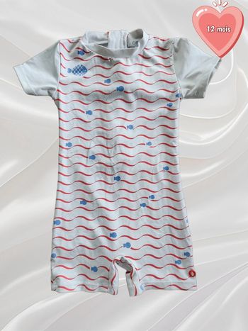 Maillot / combinaison de bain fille 12 mois