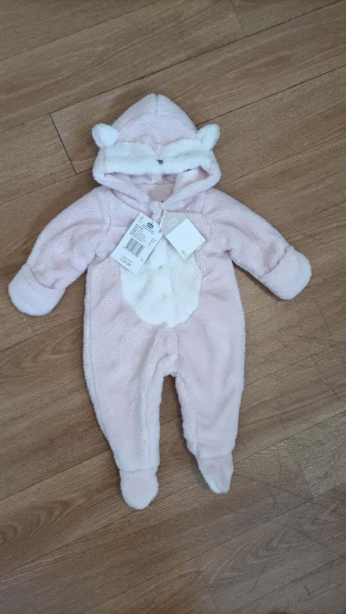 Grenouillère d'hiver pyjama bébé fille Chicco neuve - photo numéro 7