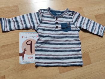 Tshirt manches longues a rayures