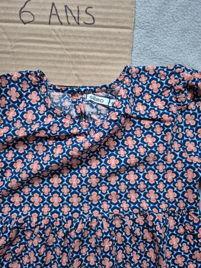 Blouse fleurie fille 6 ans gemo - photo numéro 5