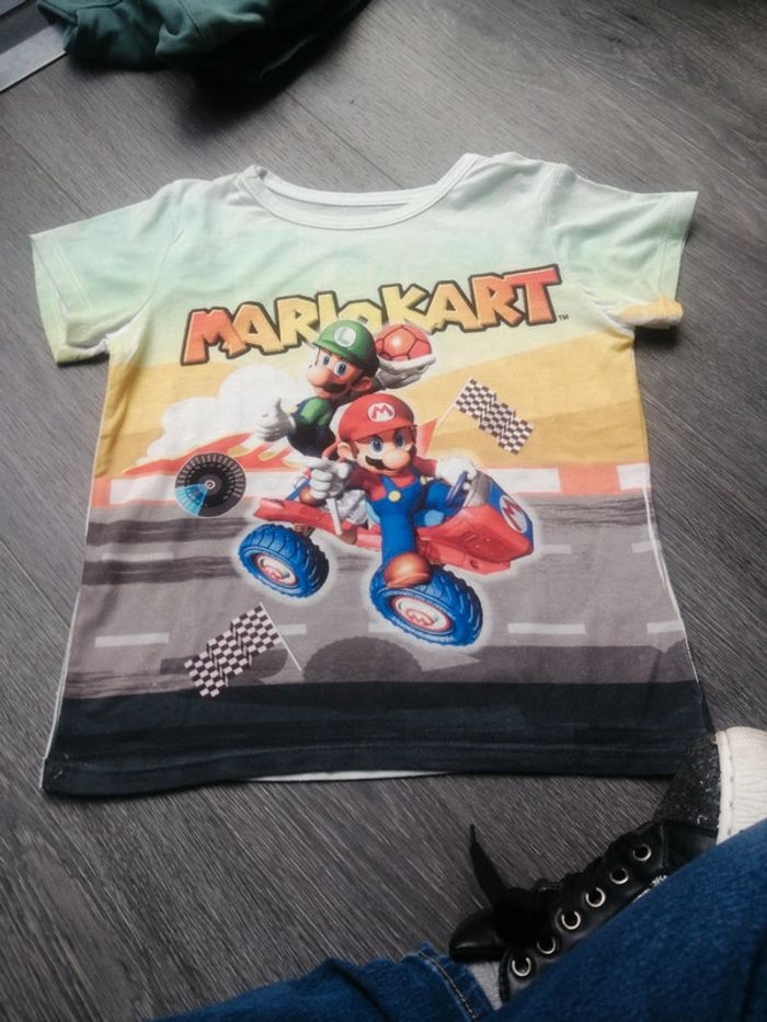 Tee shirt manche courte Mario kart 8A