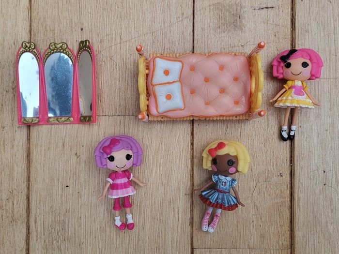 Lalaloopsy - Maison pliante et portable + 3 mini-poupées, lit et miroir - photo numéro 3