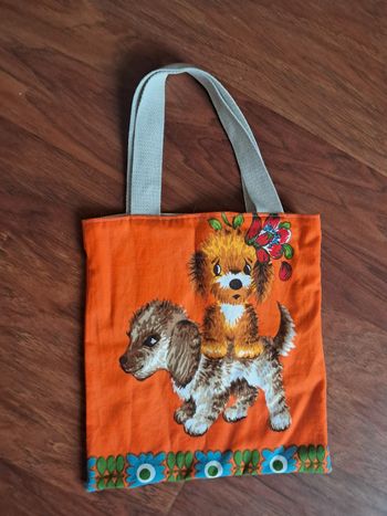 Sac tote bag enfant vintage