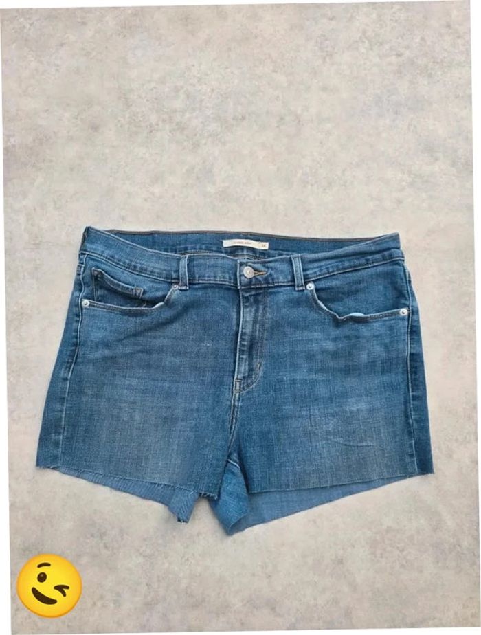 Short Levi's W32 FR42 Bleu Femme Women #SHO15b - photo numéro 3