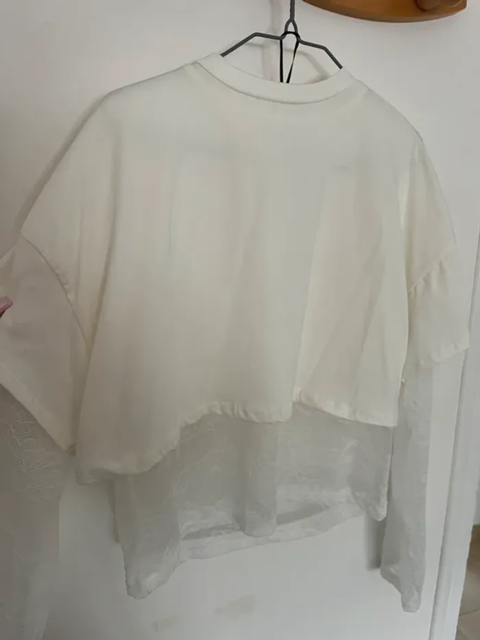 T-shirt dentelle Les folies - photo numéro 3