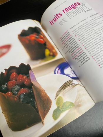 Livre de recettes Délices au chocolat