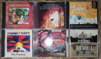 CD Zen Relax Yoga Tranquille Ambiance Tibet - Lot de 6