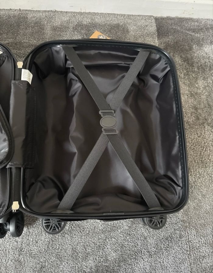 Valise voyage grise taille 45X34X20 cm - photo numéro 8