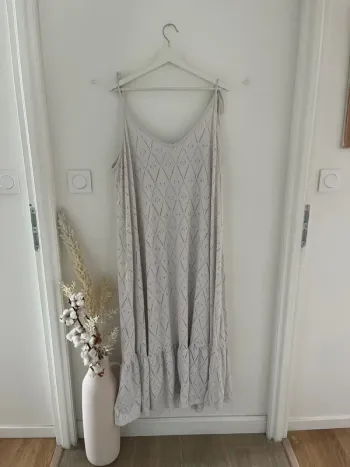 Robe longue blanche