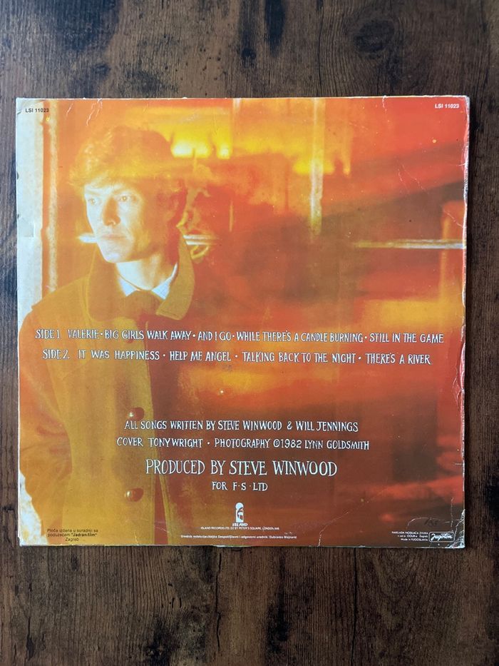 33 tours steve winwood - photo numéro 2
