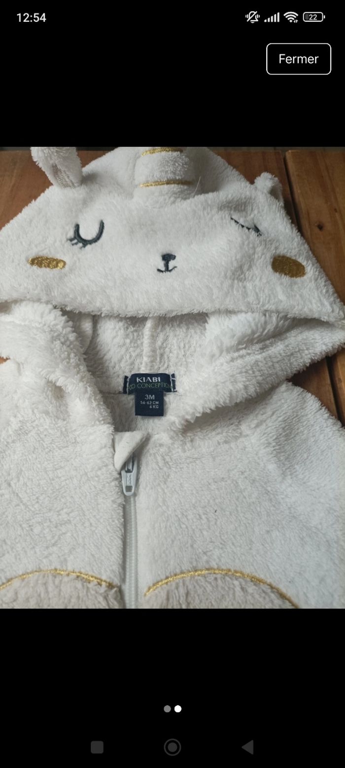 Pilou pilou licorne bébé fille - photo numéro 2